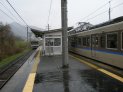 伯耆溝口駅に着く